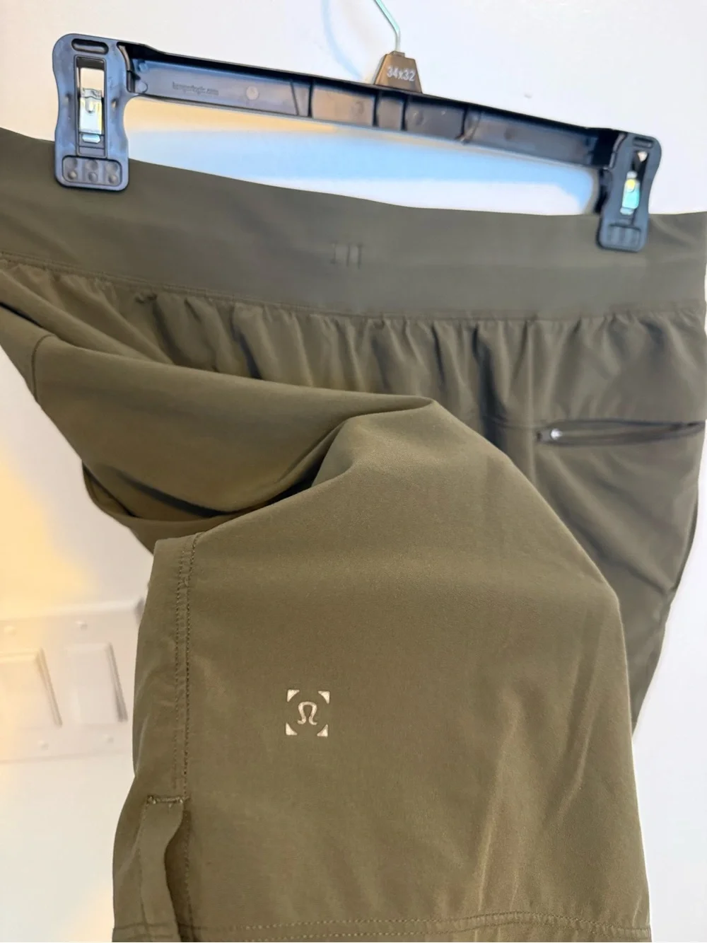 lululemon athletica Men’s Olive Green Athletic Shorts